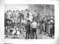 Old Antique Print 1881 State Ireland Stopping Hunt Hounds Sport Fine Art 19th
