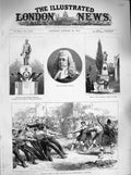 Old Antique Print 1883 Tug-Of-War Cairo Highlanders Martin Gambetta Tomb 19th