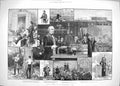 Old Antique Print 1883 Gladstone Statesman Edinburgh Leeds Hawarden Park 19th