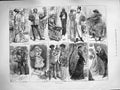 Old Antique Print 1883 Spring Flowers Drawingroom Wedding Fashion Sorrow 19th