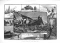 Original Old Antique Print 1883 Fishing Industry Yarmouth Herring Boats Denes