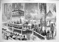 Old Antique Print 1883 Coronation Moscow Church Monastery Kremlin Sabor 19th