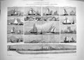 Original Old Antique Print 1883 Drift-Net Fishery Trawlers Fishing Boats Sogne