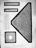 Old Antique Print 1883 Irish Lace Exhibition Egyptian Hall Mansion House 19th