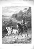 Original Old Antique Print 1883 Squire'S Favourite Horses Little Boy Fine Art 0