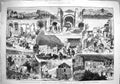 Old Antique Print 1883 Earthquake Ischia Bay Naples Casamicciola Theatre 19th