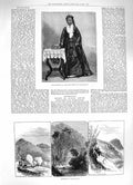 Old Antique Print 1883 Ranavalona Queen Madagascar Andraka Ferry Angavo 19th