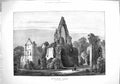 Old Antique Print 1883 Ruins Dryburgh Abbey Architecture Read Fine Art 19th