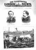 Old Antique Print 1883 Annam Riverside Dwelling George Shaw Edgar Vincent 19th