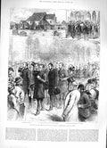 Antique Print *3357 1883 Body William Harvey Hempstead Church Essex Chapel