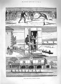 Old Antique Print 1883 Prince Albert Victor Cambridge University Hockey 19th