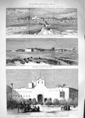 Old Antique Print 1883 Soudan El Obeid Kordofan Abu Haras Khartoum Mudir 19th
