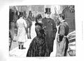 Original Old Antique Print 1883 Christmas Dinner Turkey Street Market Fine Art