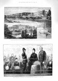 Old Antique Print 1883 Wynward Park Marquis Londonderry St. James'S Hall 19th