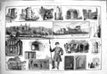 Original Old Antique Print 1883 Tower London Beefeater Jewel Room Beauchamp