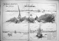 Original Old Antique Print 1884 War Soudan Melton Prior Ships Massowah Suakim