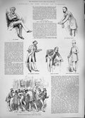 Original Old Antique Print 1884 Commons Dilke Wolseley Bourke War Soudan Tribal