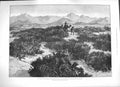 Old Antique Print 1884 War Soudan Sinkat Country Mountains Camel Fine Art 19th
