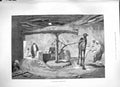Original Old Antique Print 1884 Corn Mill Lower Egypt Camel Industry Montbard