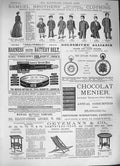 Old Antique Print 1884 Samuel Brothers Clothing Oetzmann Furniture Menier 19th