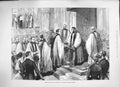 Antique Old Print *3323 1884 Enthronement Bishop Southwell Nottinghamshire