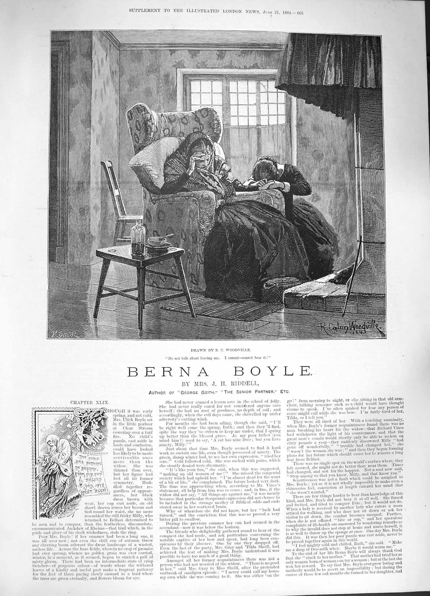 Old Antique Print 1884 Canton Woodville Fine Art Berna Boyle Gorman Muir 19th