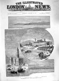 Old Antique Print 1885 Earthquake Spain Estipona Cathedral Malaga Cordova 19th