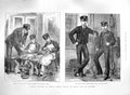Original Old Antique Print 1885 Prince Albert Victor George Wales Navy Training