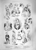 Antique Print *3375 1885 Lord Mayor Juvenile Fancy Dress Ball Twelfth Night