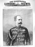 Old Antique Print 1885 Khartoum Major-General Herbert Stewart Commander 19th