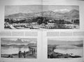 Old Antique Print 1885 Afghan Oxus Kham-I-Ab Rawul Pindi Viceroy India 19th