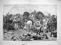 Original Old Antique Print 1885 War Soudan Mcneill Zereba Battle Camels Siers