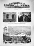 Original Old Antique Print 1885 War Soudan Battle Hasheen Explosion Admiralty