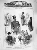 Original Old Antique Print 1885 Afghan Boundary Siers Russia Zulfagar Meruchak