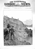 Old Antique Print 1885 Canada Captain French Indian Spies Hudson Bay Fort 19th