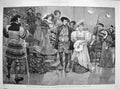 Original Old Antique Print 1885 Artists Costume Ball Prince'S Hall Piccadilly