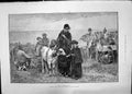 Antique Print 1885 Fatherless Animals Calf Dog Ducks Dog Children John Reid