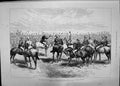 Old Print 1885 Soudan War Lord Wolseley Farewell Australian Infantry Sie 19th