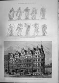 Old Constituional Club Northumberland Edis 1885 Missing Relic Greek S Victorian