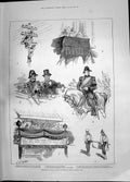 Old 1885 Funeral General Grant New York America Jay Gould Sherman Han Victorian