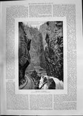 Old 1885 Railway Colorado Clear Creek Canyon Rocky Mountains America Victorian