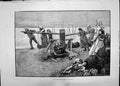 Old 1885 Winding Fishing Boats Coming Storm Fishermen Wives Children Victorian