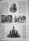 Antique Print 1885 Field-Marshal Lord Strathnairn Ismay Roumelia Plevna War