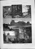 Old Blenheim Palace England Chapel Park Fair Rosamond Well River Glym