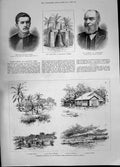 Old 1885 Dury Burmah Jaffray Birmingham Bell Irrawaddy Flotilla Manda Victorian