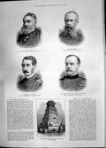 Old Monument Russian Medical Officers Sofia 1885 Sladen Scratchley Ne Victorian