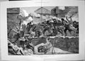 Antique Print 1885 War Servia Bulgaria Fight Pirot Siers Battle Woodville 19th