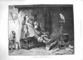 Original Old Antique Print 1886 Cronies Man Parrot Bird Perch Lucas Fine Art