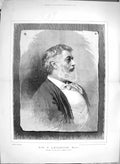Original Old Antique Print *3373 1886 Portrait Sir Leighton Royal Academy Arts