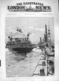 Antique Print *3370 1886 Queen Liverpool Steam Ferry Boat Claughton Mersey